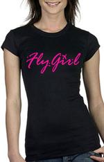 Black Fly Girl Short Sleeve Shirt